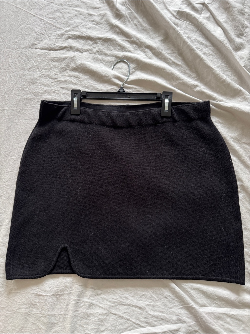 Urban Outfitters Black Mini Skirt with Front Notch